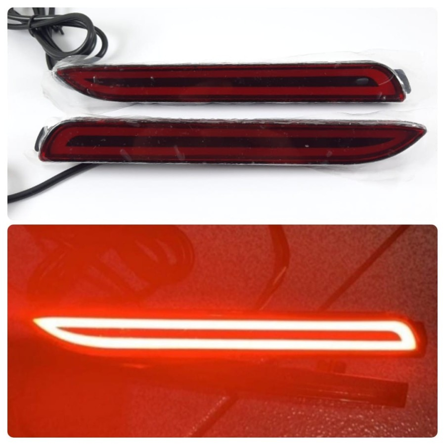 Jual Lampu Reflektor Bumper Mata Kucing Cahaya Belakang Mobil Rear