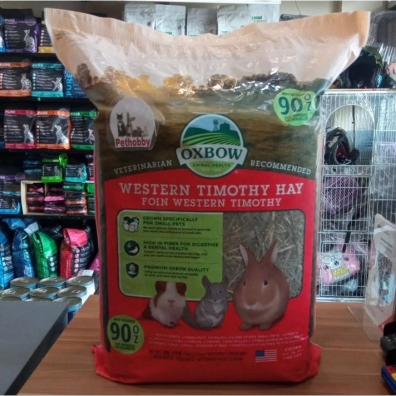 Jual Rumput Kelinci Oxbow Western Timonthy Has 90 Oz (2,25Kg) | Shopee ...
