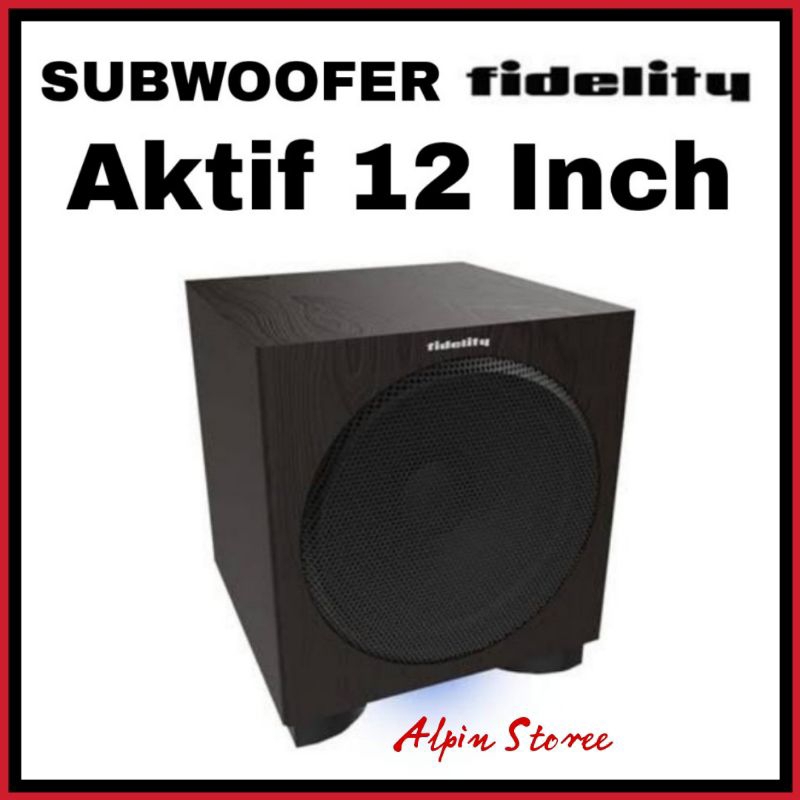 Jual Subwoofer Fidelity FDT 98 SW Aktif 12 Inch Powered Subwoofer ...