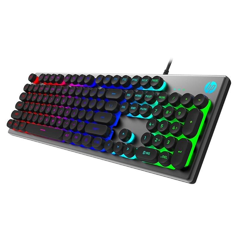 Jual Keyboard Gaming HP K500Y RGB Membrane (Rubber Dump) Keyboard