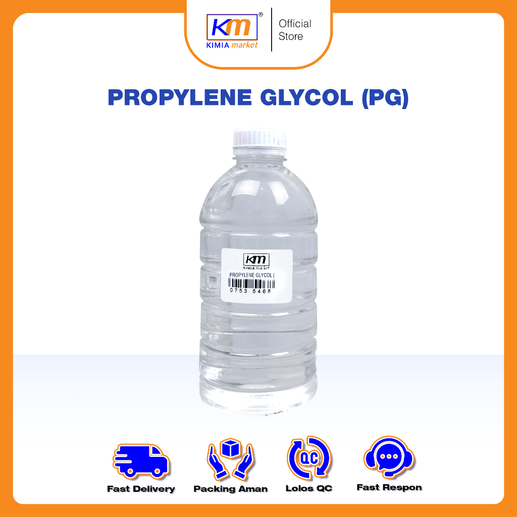 Jual Pure Propylene Glycol Glicol 500ml Murni / PG USP Food Cosmetic