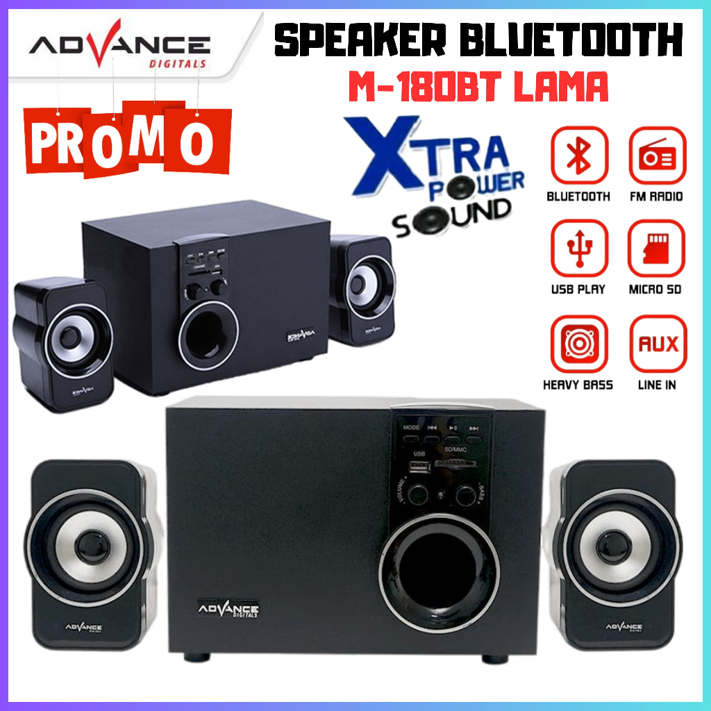 Advance speaker bluetooth hot sale multimedia subwoofer m180t