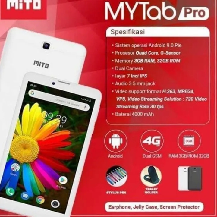 Jual Mito Mytab Pro Ram 3gb 32 Gb Sudah 4g Lte Cuci Gudang Shopee