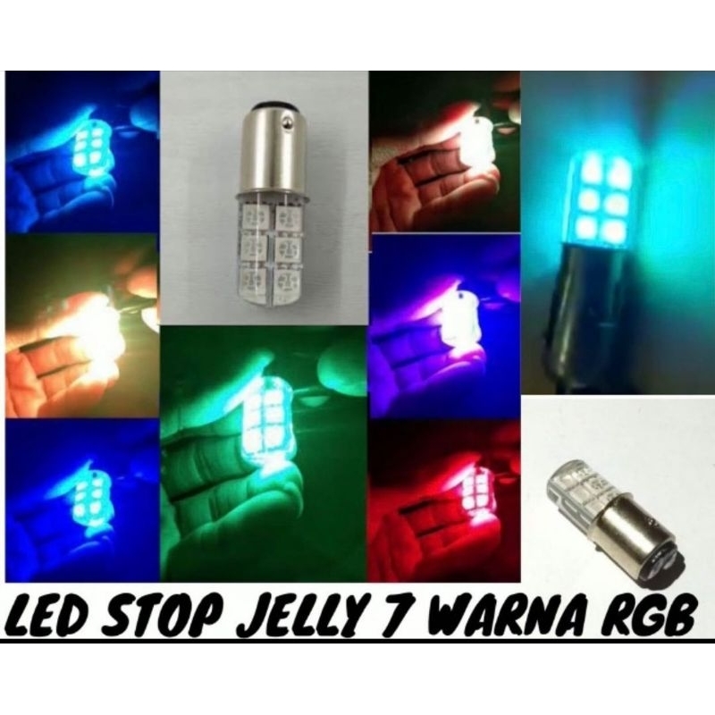Jual Lampu rem RGB - Lampu stop jelly 7 warna | Shopee Indonesia
