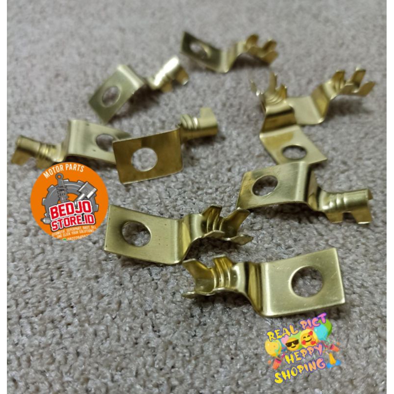 Jual Skun Sekun Kleman Aki All motor Kotak Kuningan negatif