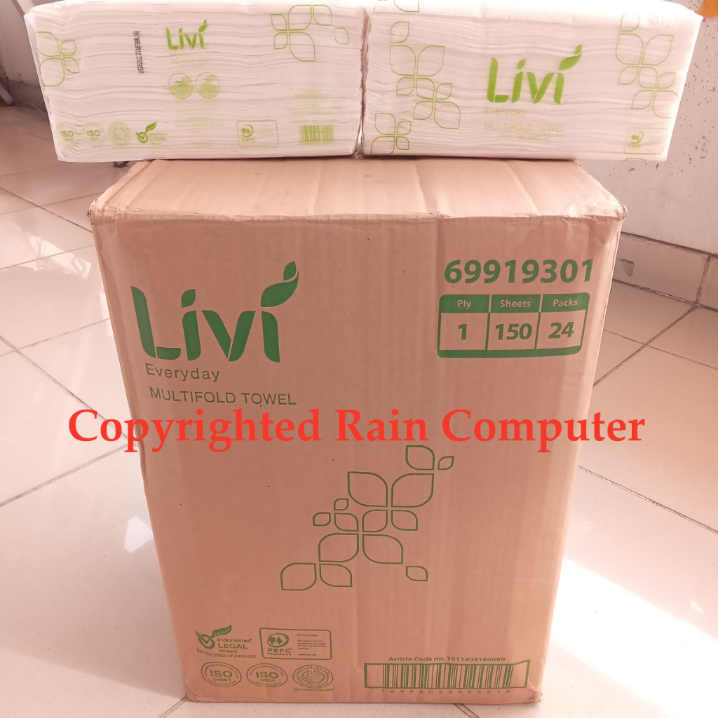 Jual Tissue Hand Towel Tissue Sapu Tangan Livi Smart (1 dus isi 24 pak) Shopee Indonesia