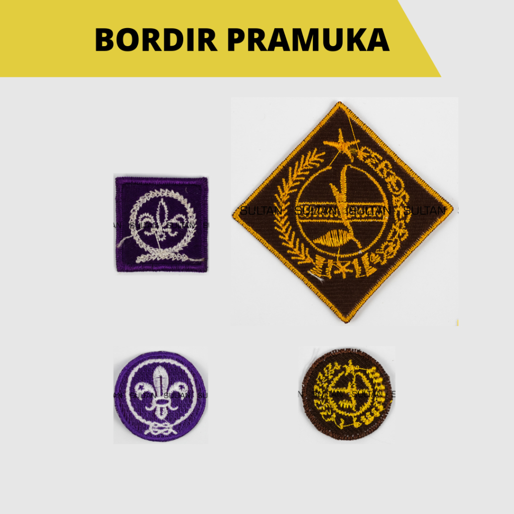 Jual LOGO BORDIR AKSESORIS PRAMUKA Tunas Gerakan Pramuka Wosm Pandu