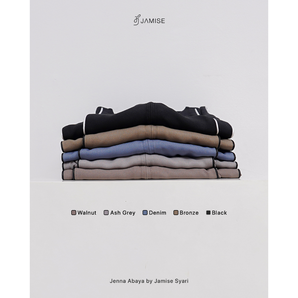 Jual Jamise | Jenna Dress - Abaya Basic Syari List | Shopee Indonesia