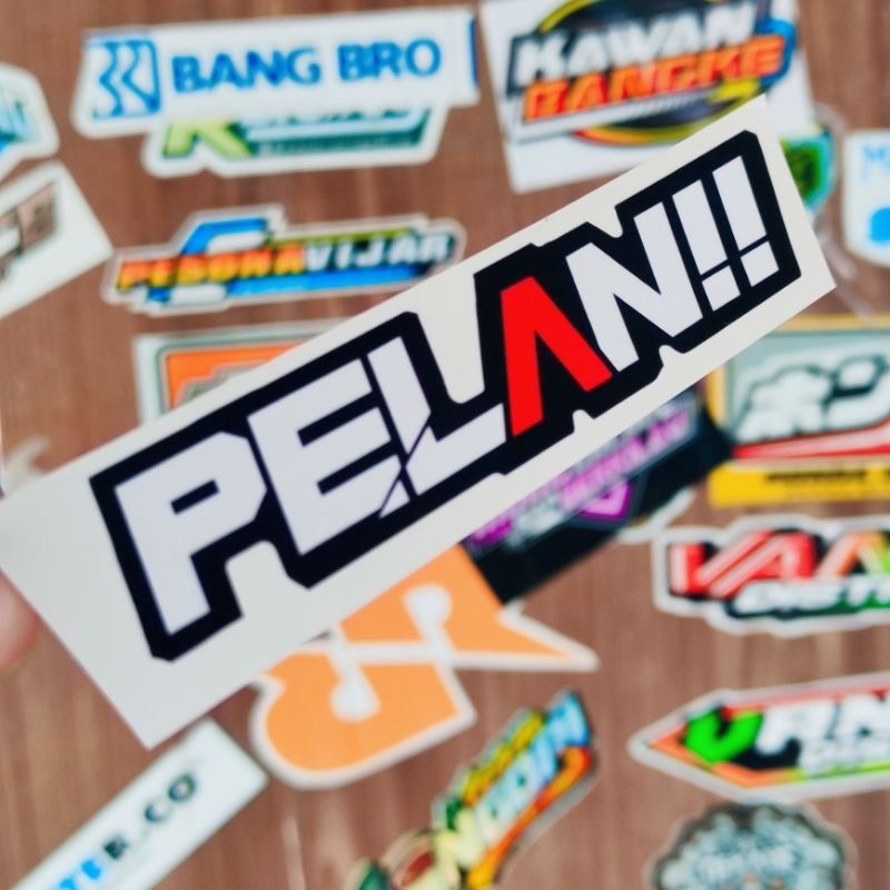 Jual Stiker PELAN! // Stiker Cutting | Shopee Indonesia