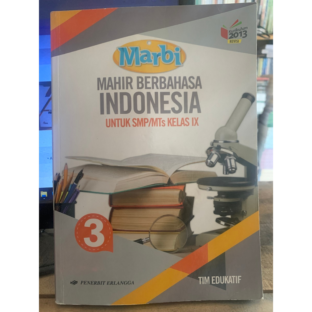 Jual Buku Marbi : Mahir Berbahasa Indonesia Untuk SMP/MTs Kelas Kelas 9 ...