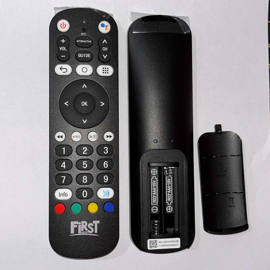 Jual Remote First Media X Prime Stb B H V Interaktif Original Baru Remote Android Tv