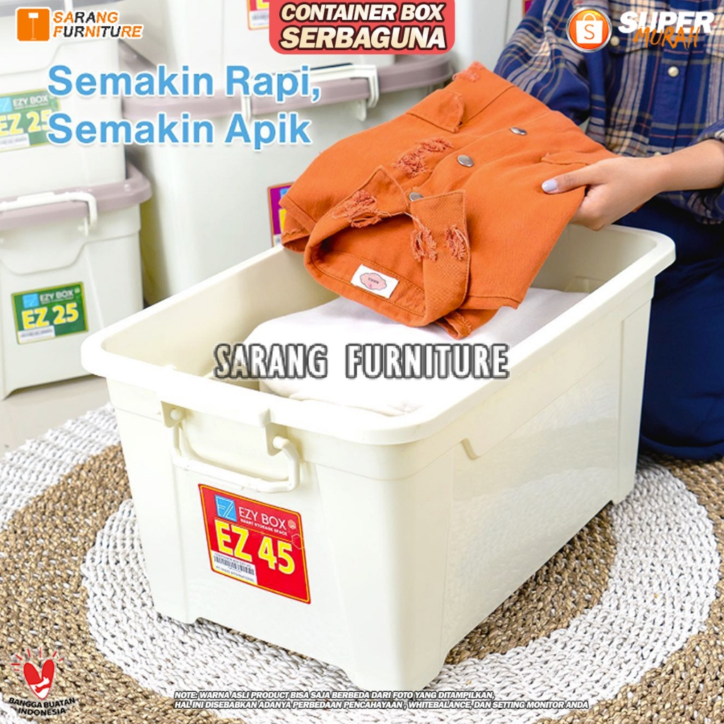 Jual EZY STORAGE 130 LITER CONTAINER BOX KONTAINER BOX TEMPAT KOTAK ...