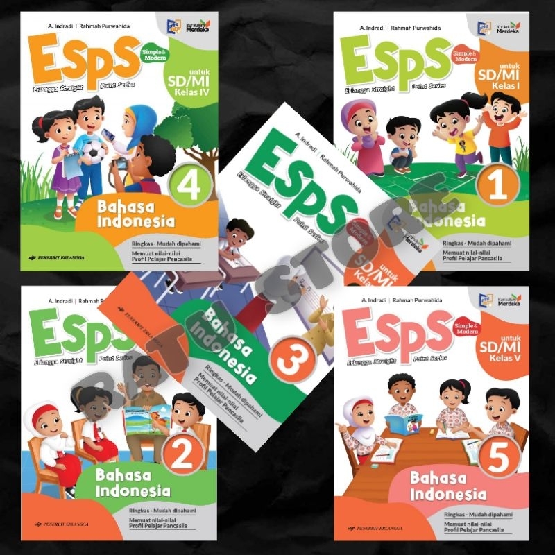 Jual Buku Kurikulum Merdeka Esps Bahasa Indonesia SD Kelas 1 2 3 4 5 ...