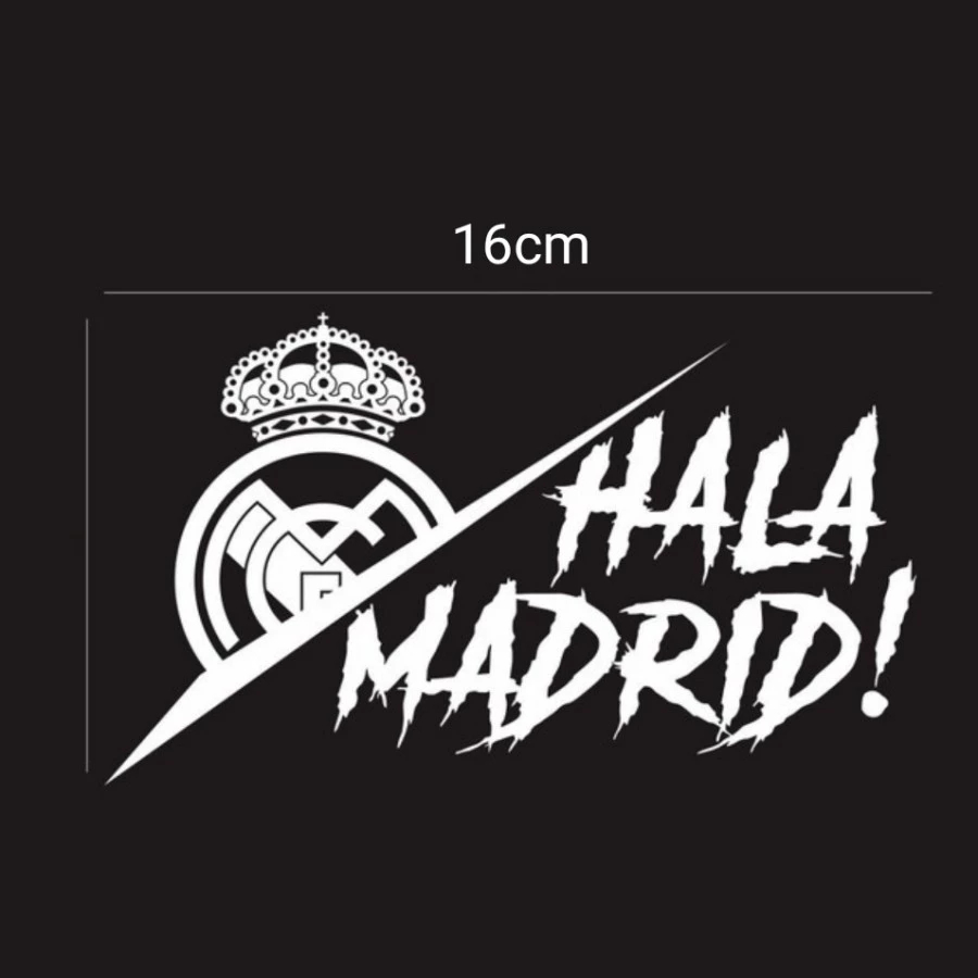 Jual Sticker Hala Madrid Cutting Stiker Kaca Belakang Mobil Shopee Indonesia