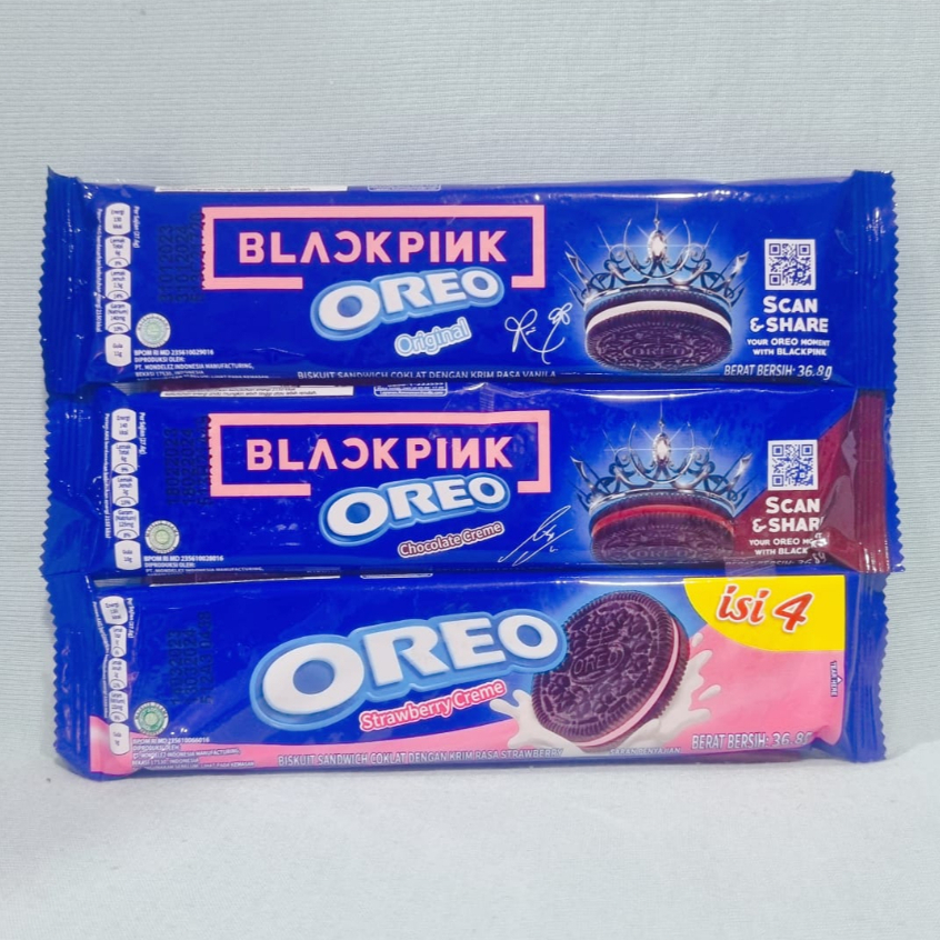 Jual Oreo Biskuit Original / Chocolate Creme / Strawberry Creme (1 Pcs ...