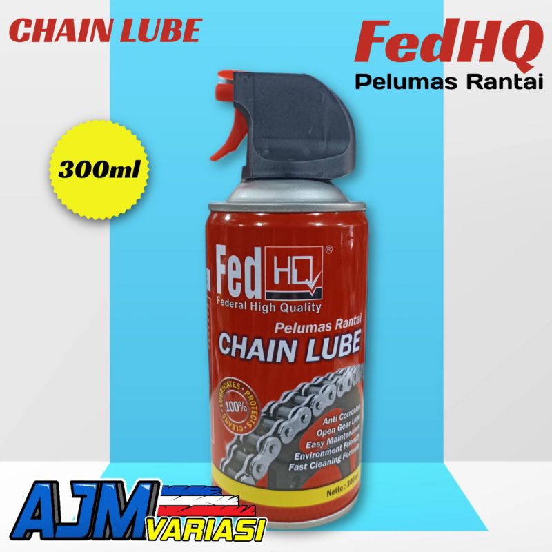 Jual Chain Lube Minyak Pelumas Rantai Isi 300ml FEDHQ | Shopee Indonesia