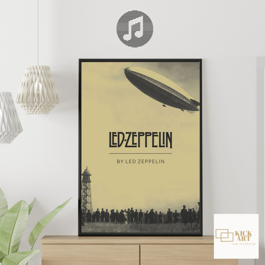 Jual Poster Led Zeppelin + Frame | Shopee Indonesia