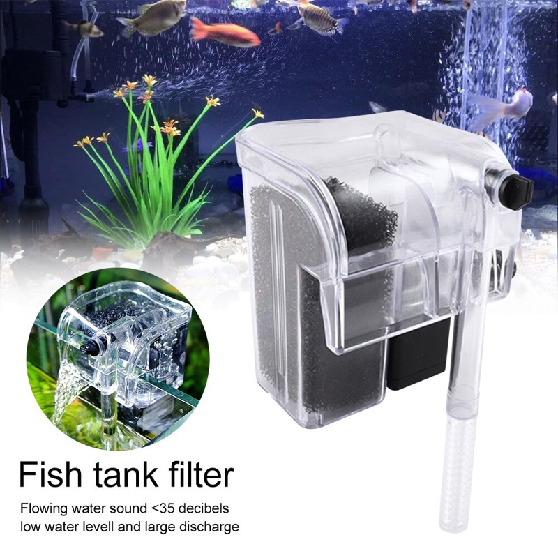 Jual FILTER GANTUNG AQUARIUM NIKITA STAR NS 01 FILTER HANG ON PEMBERSIH