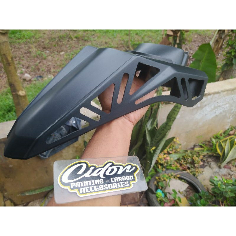 Jual spakbor spakboard depan beat LED deluxe street coak hitam doff K1A ...