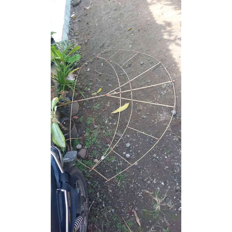 Jual Kerangka layangan pegon ceper 1meter | Shopee Indonesia
