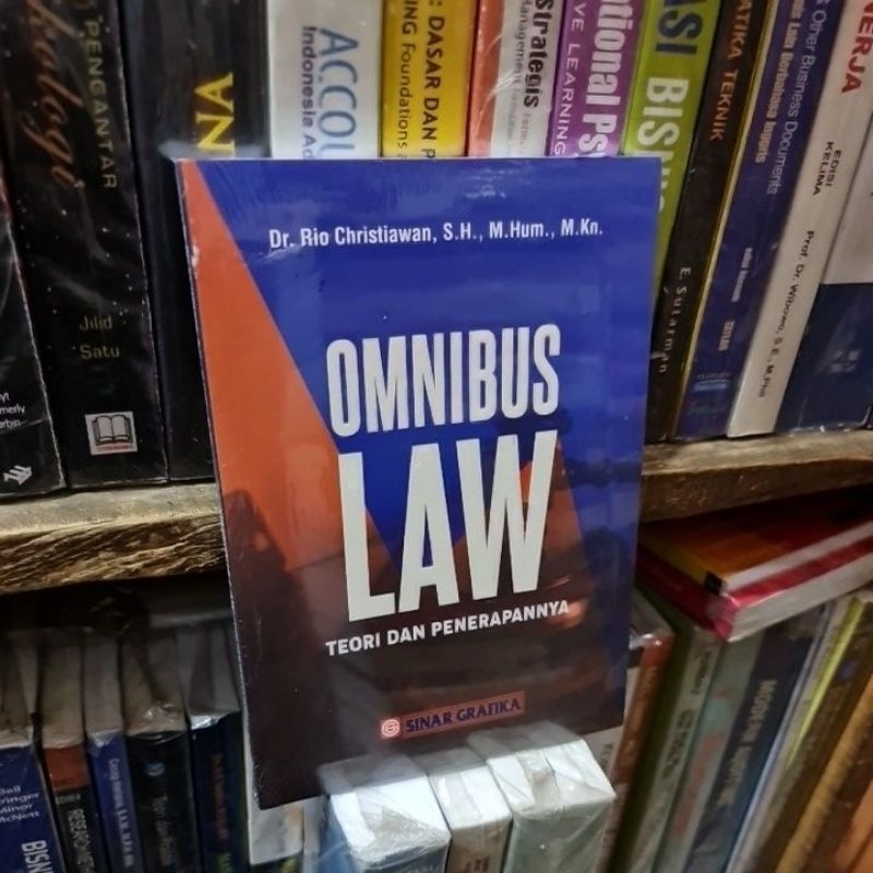 Jual Omnibus LAW Teori Dan Penerapannya By Dr Rio Christiawan ORIGINAL ...