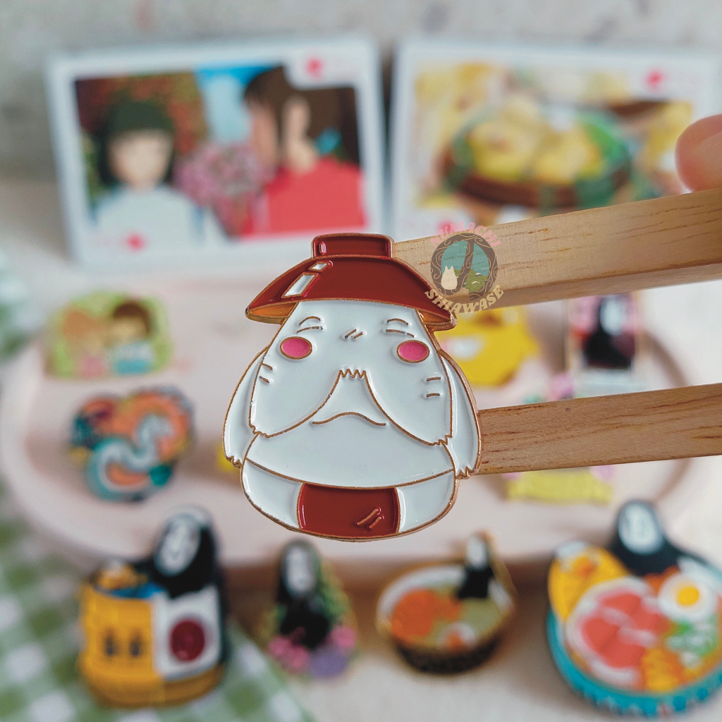Pin's No Face Studio Ghibli - Le Voyage De Chihiro - Métal - Fermoir Sécurité