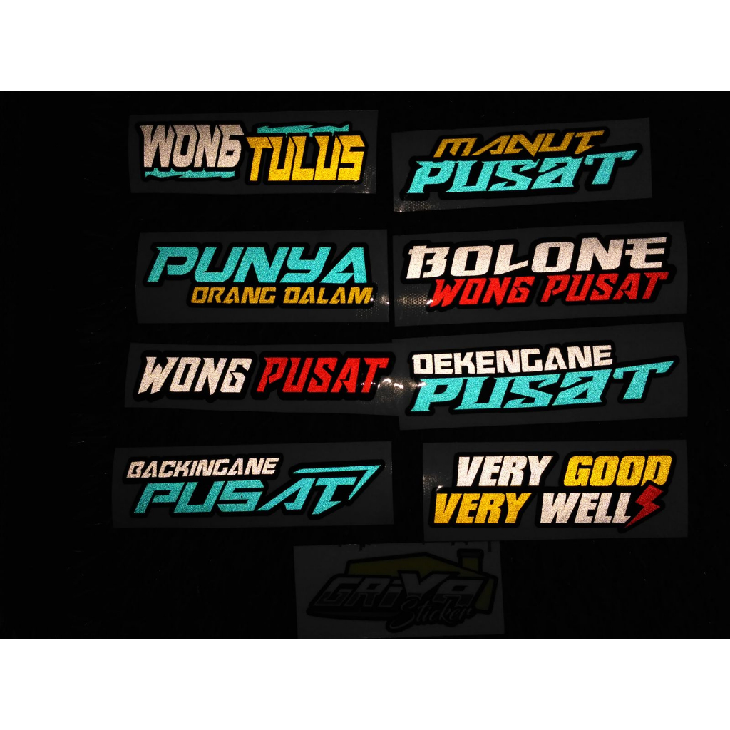 Jual stiker WONG TULUS sticker cutting wong tulus viral | Shopee Indonesia