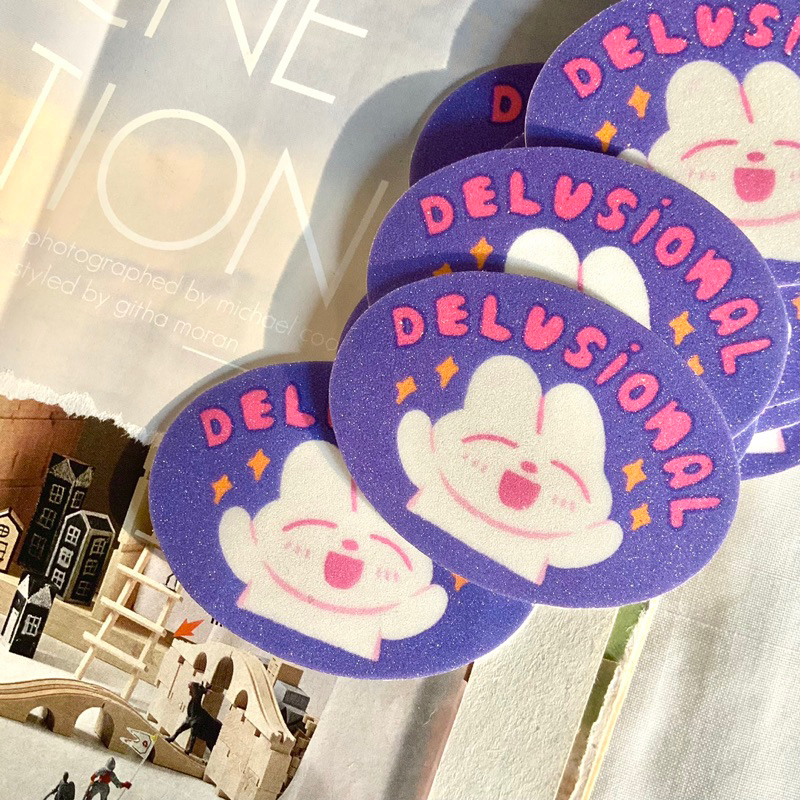 Jual delusional sticker by posiufo | Shopee Indonesia