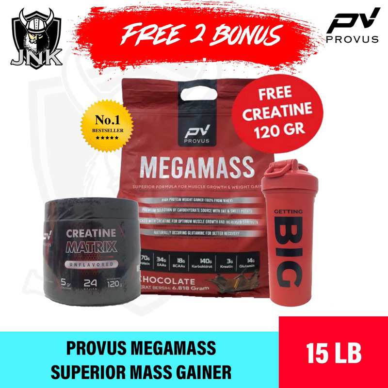 Jual Provus Megamass 15lb Big Size Superior Formula Mass Gainer