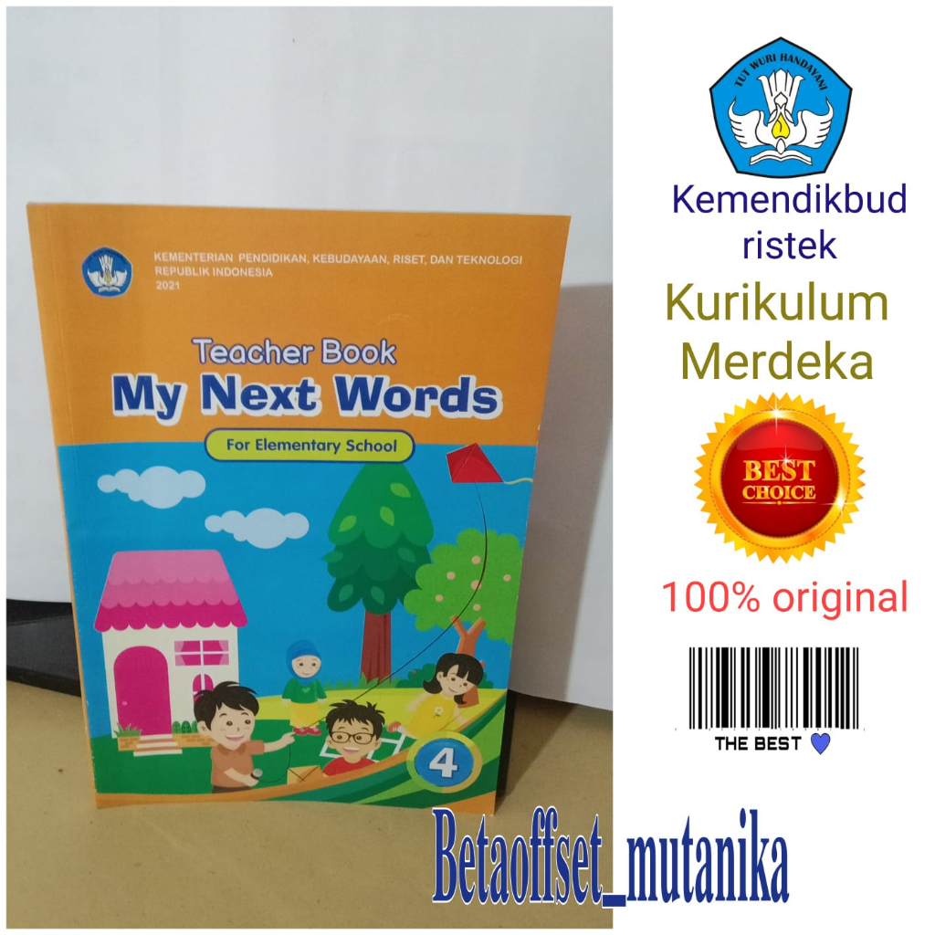 Jual Buku Panduan Guru Kelas 4 Sd My Next Words Kurikulum Merdeka ...