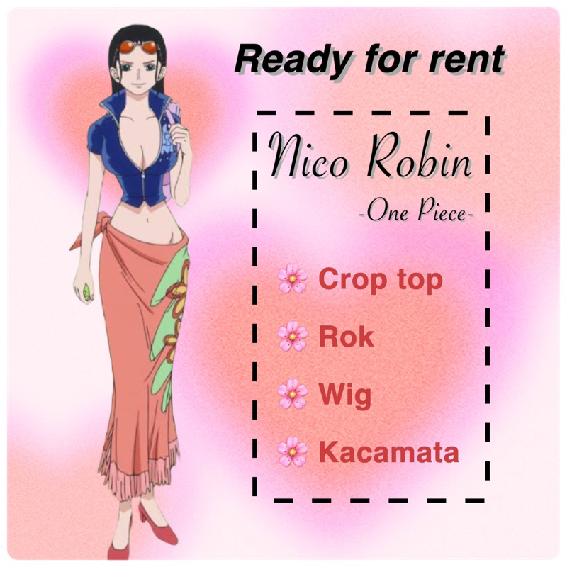 Jual Rental Cosplay Nico Robin arc fishman island time skip One Piece ...
