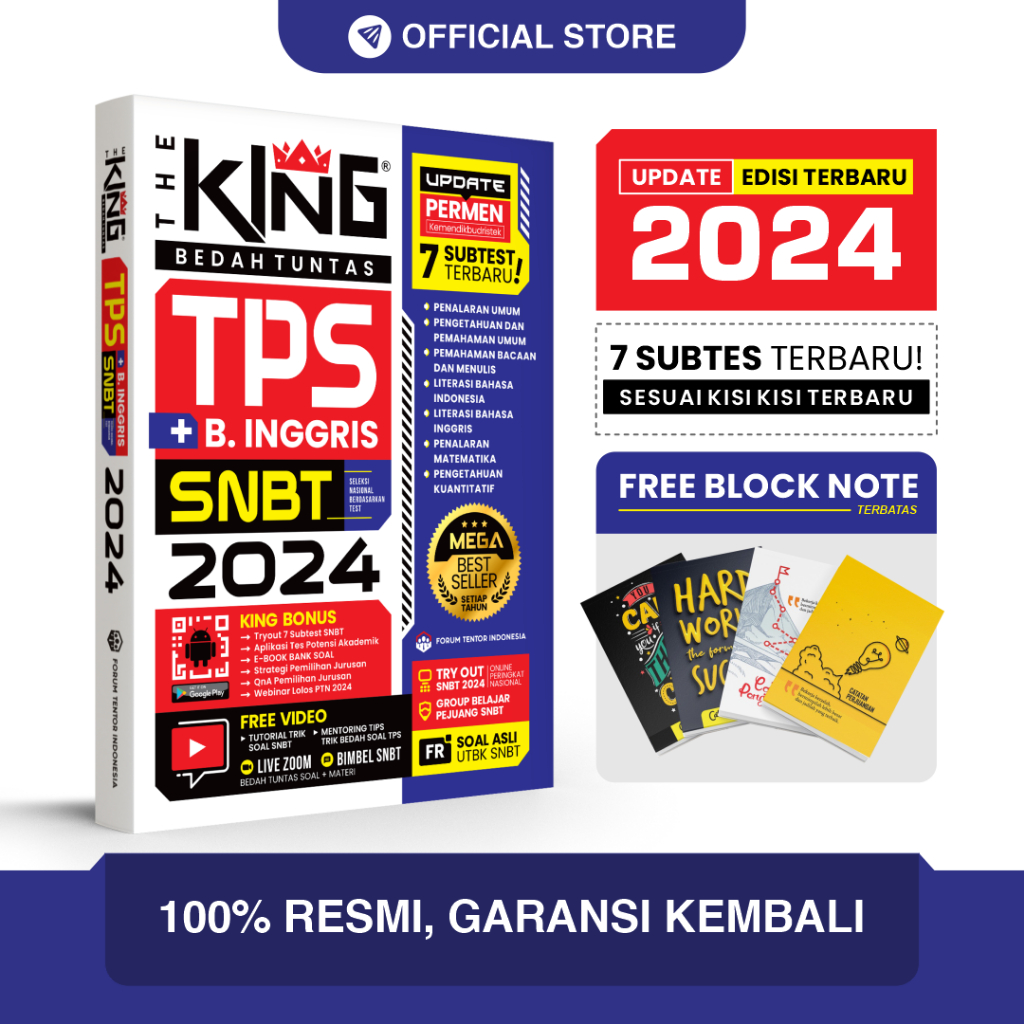 Jual The King Buku TPS Skolastik SNBT 2024 HOTS Terlengkap | Shopee ...