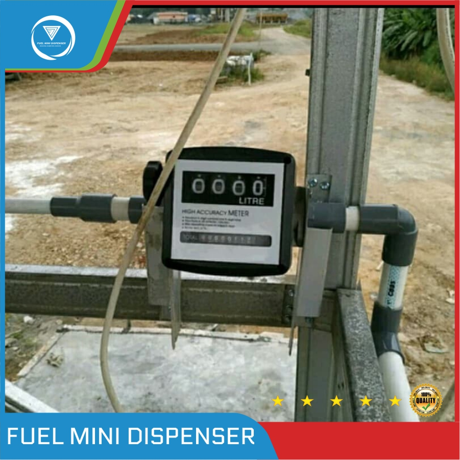 Jual Fuel Transfer Diesel Oil Turbine Flow Meter Counter High Accuracy ...