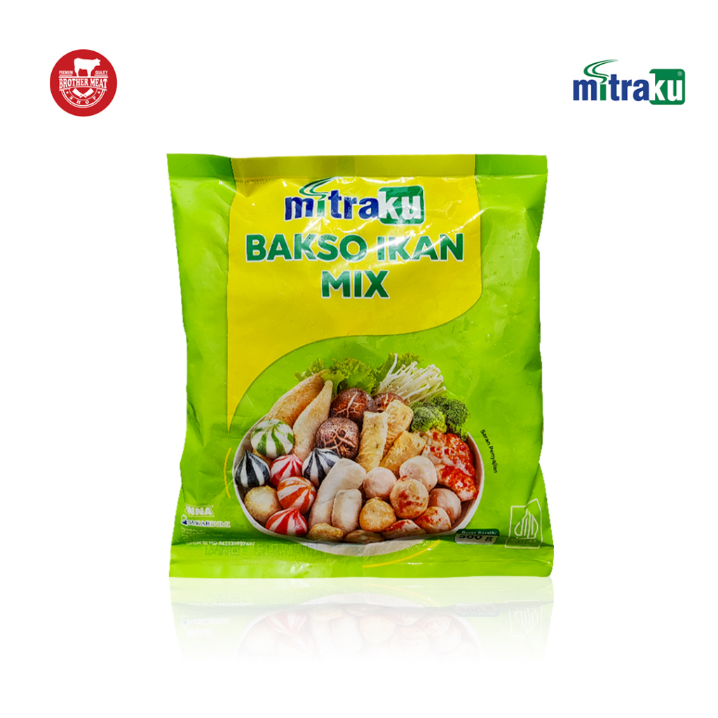 Jual Mitraku Bakso Ikan Mix 500gr Olahan Seafood Halal Shopee Indonesia