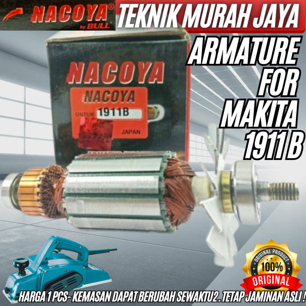 Jual Nacoya Nagoya Armature Angker Angkur Planner Ketam Makita B