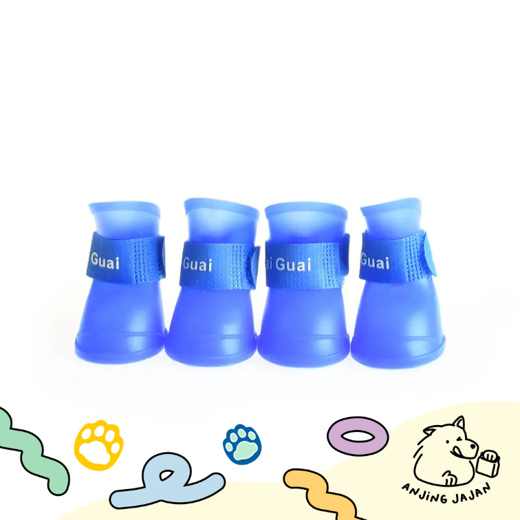 Jual [PROMO] 4 Pcs Sepatu Anjing / Kucing Boots Tebal Anti Slip Anti ...