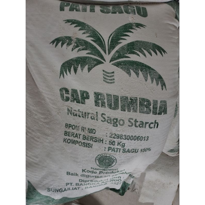 Jual Tepung Sagu Aren Onggok Cap Rumbia 50kg | Shopee Indonesia