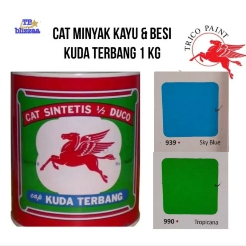 Jual Cat Kuda Terbang Tropicana Cat Kuda Terbang Sky Blue Kg