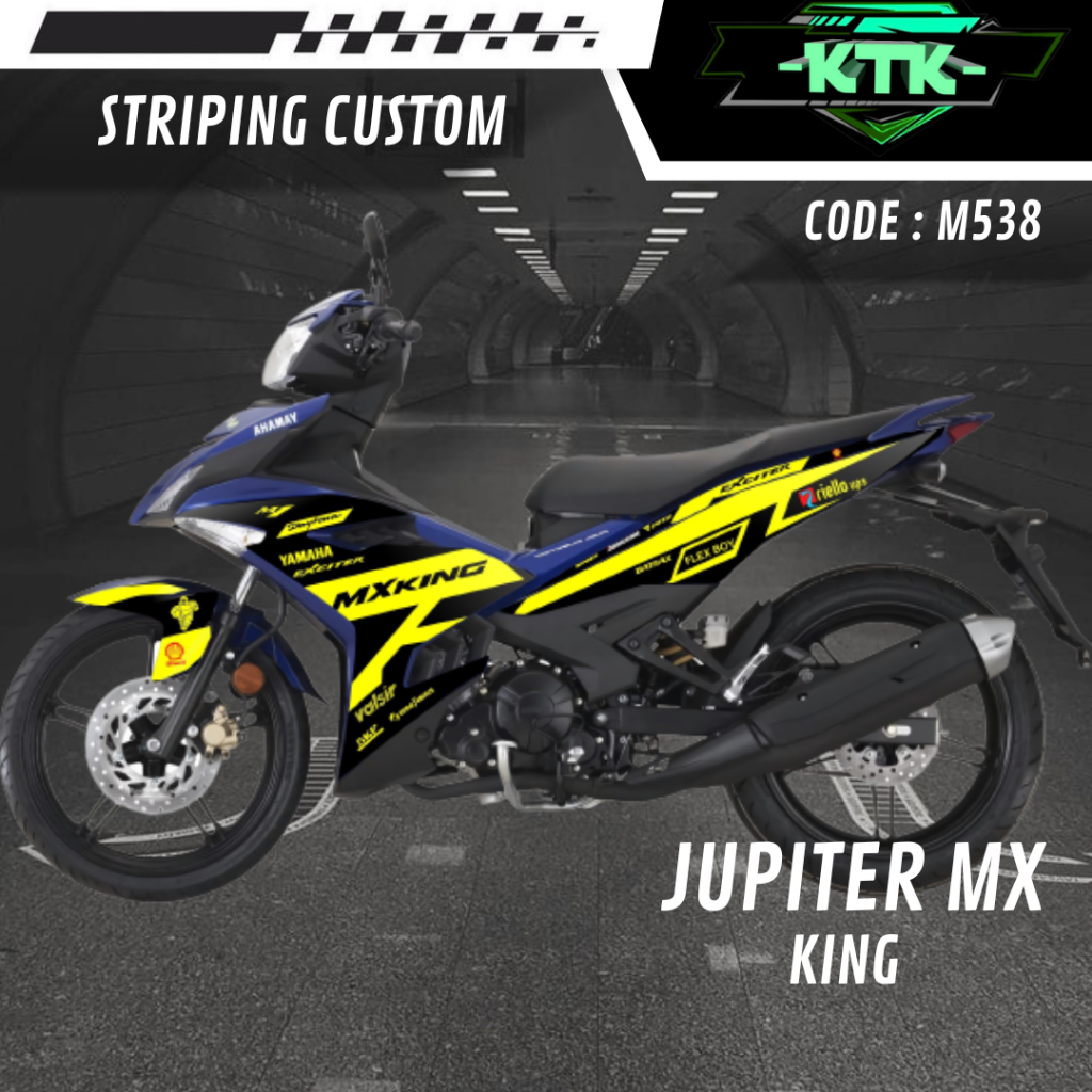 Jual Lis Stiker Striping Yamaha Jupiter MX King M538 List Sticker