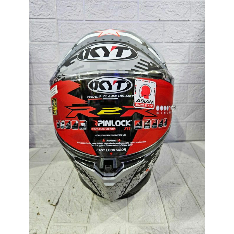 Jual HELM KYT R2R PRO ASSAULT MATT SILVER|NEW HELM KYT R2R PRO | Shopee ...