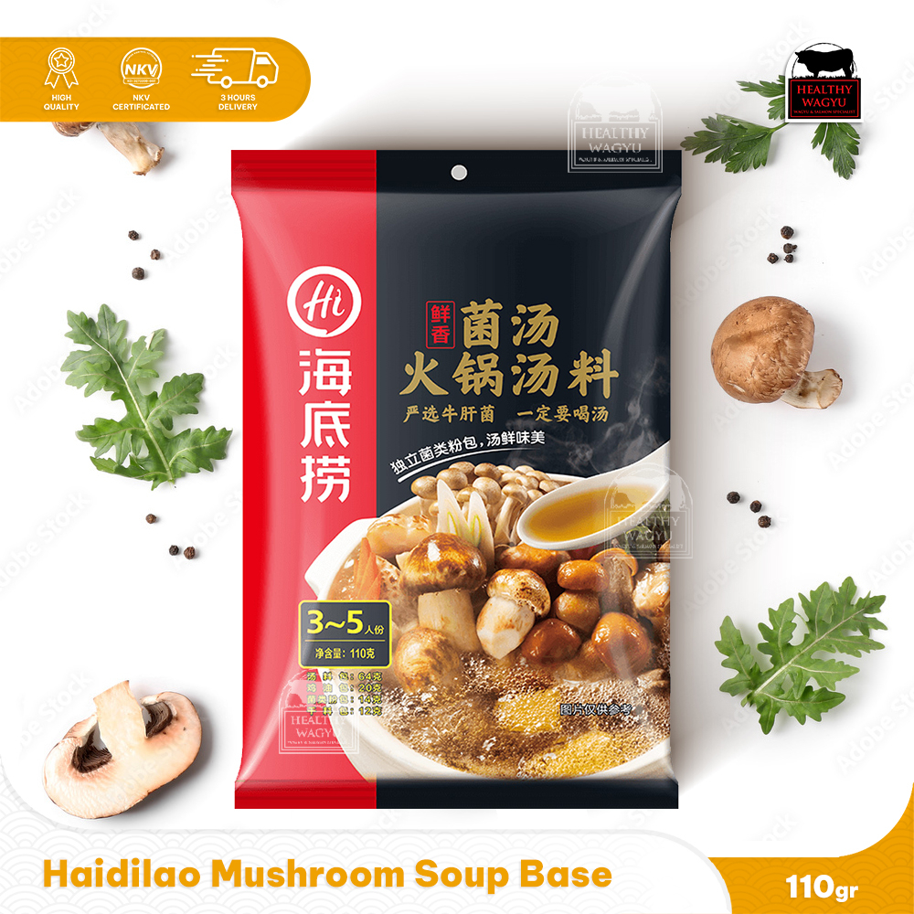 Jual Haidilao Mushroom Soup Base Bumbu Hot Pot Rasa Jamur Healthy Wagyu Shopee Indonesia