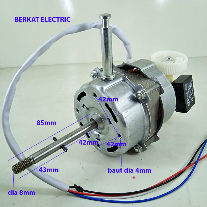 Jual MOTOR DINAMO KIPAS ANGIN U/MASPION+GIRBOX+KAPASITOR STAND/DESKFAN
