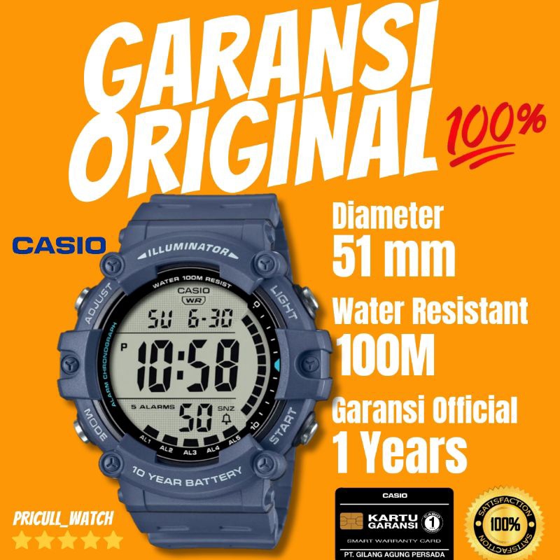 Jual Jam Tangan Casio Ae 1500wh 2av Garansi Original 100 Digital Sport