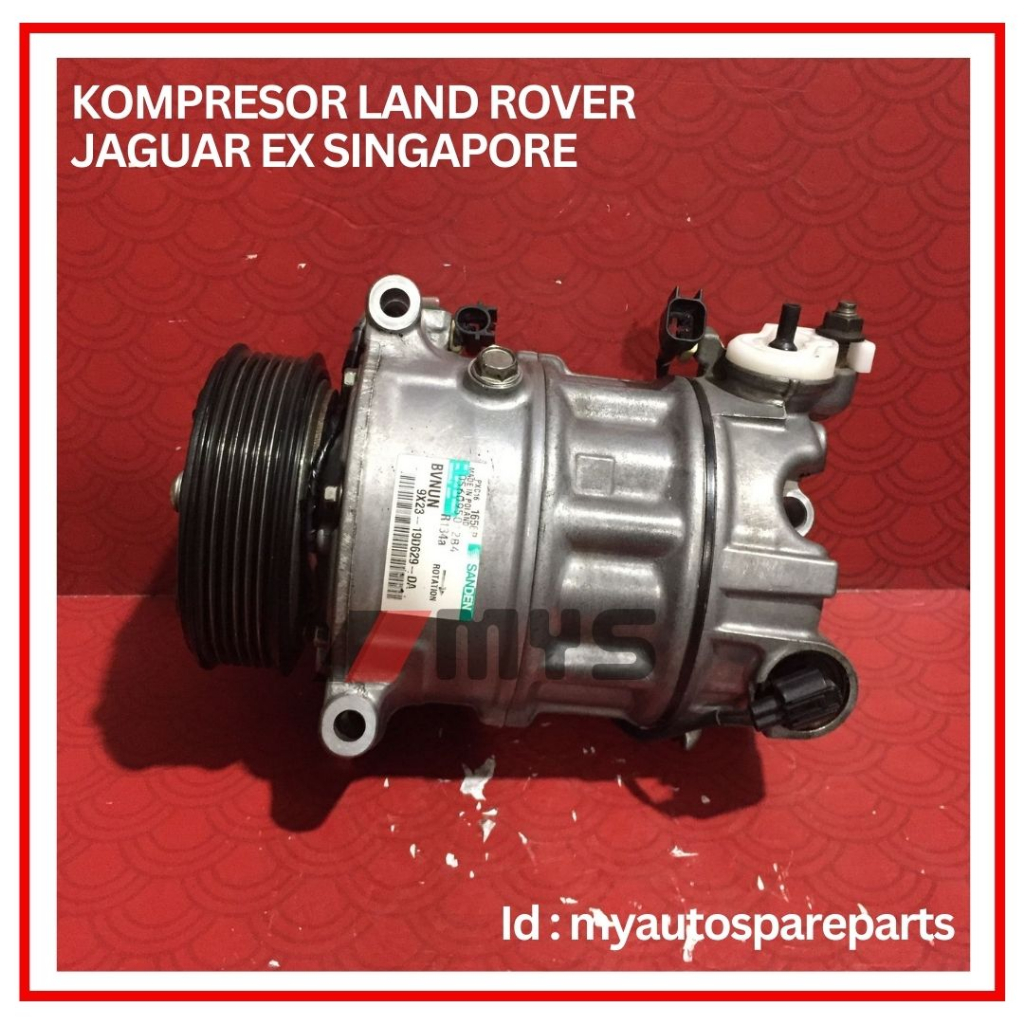 Jual KOMPRESOR AC Mobil Land Rover JAGUAR COMPRESSOR ASSY EX SINGAPORE ...
