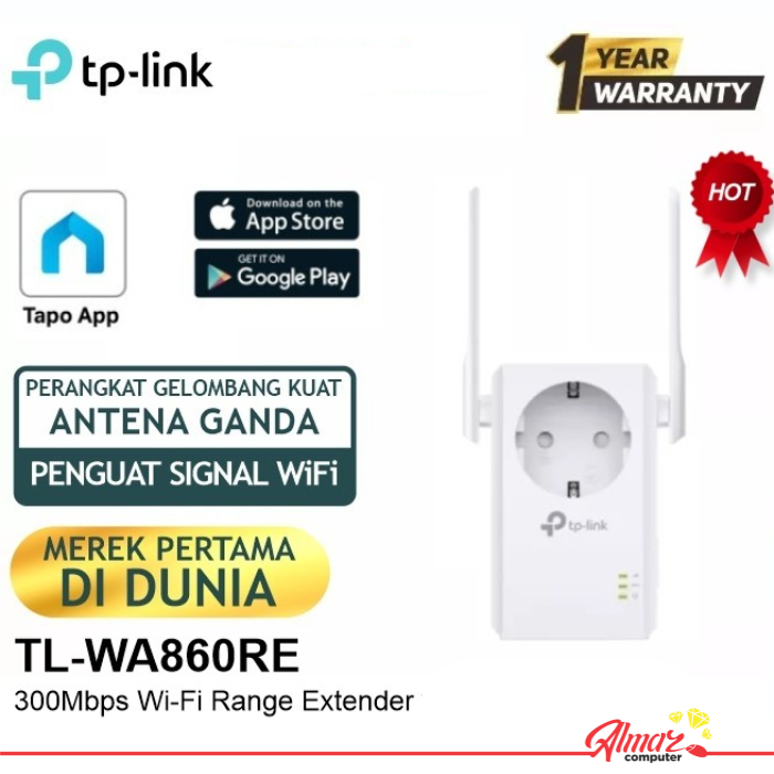 TPLINK TL-WA860RE Répéteur WiFi 300Mbps Amplificateur Signal