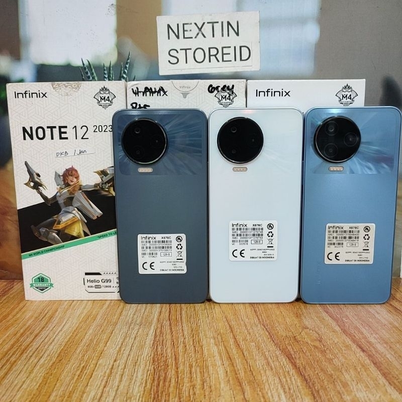 Jual INFINIX NOTE 12 2023 8/128 8/256 SECOND FULLSET | Shopee Indonesia