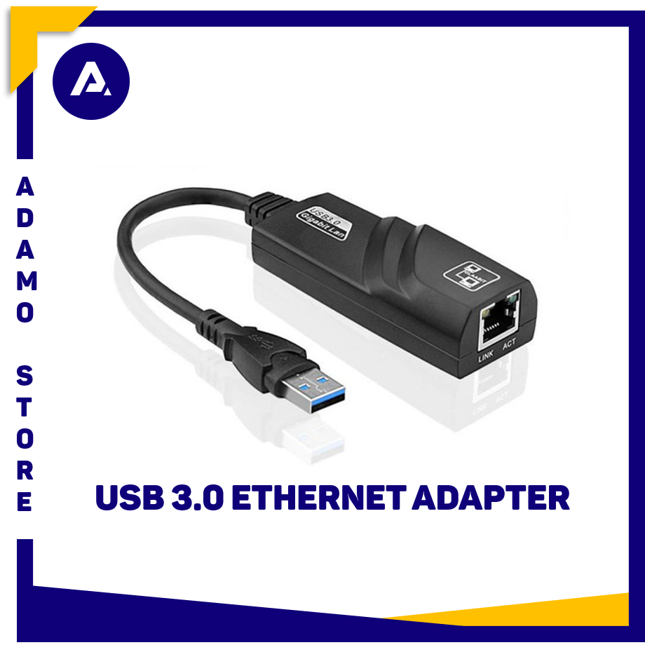 Jual USB Ethernet Adapter USB 3.0 To RJ45 Converter | Shopee Indonesia