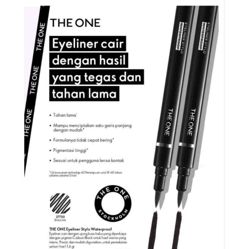 Jual SALEE THE ONE EYELINER STYLO WATERPROOF Shopee Indonesia