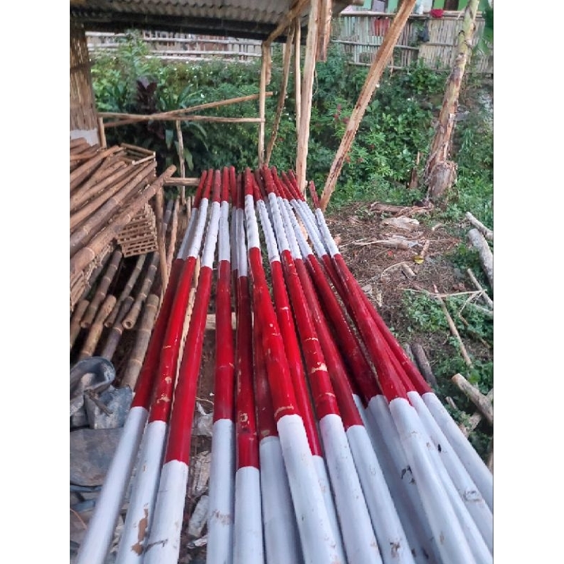 Jual Bambu Tiang Bendera Umbul Umbul Baleho Spanduk Sudah Di Cat ...