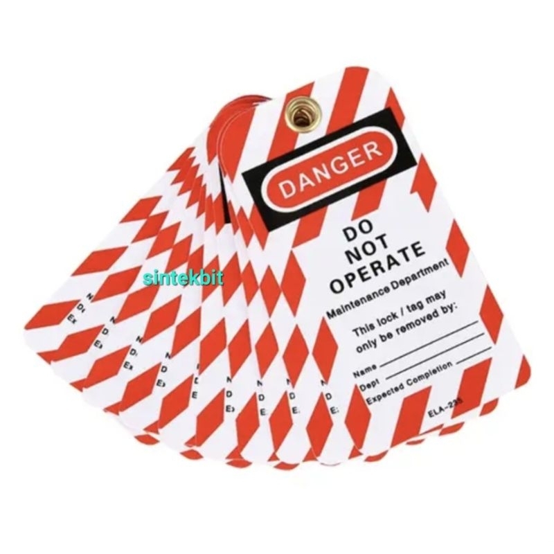 Jual Danger Tag/Tagout label | Shopee Indonesia